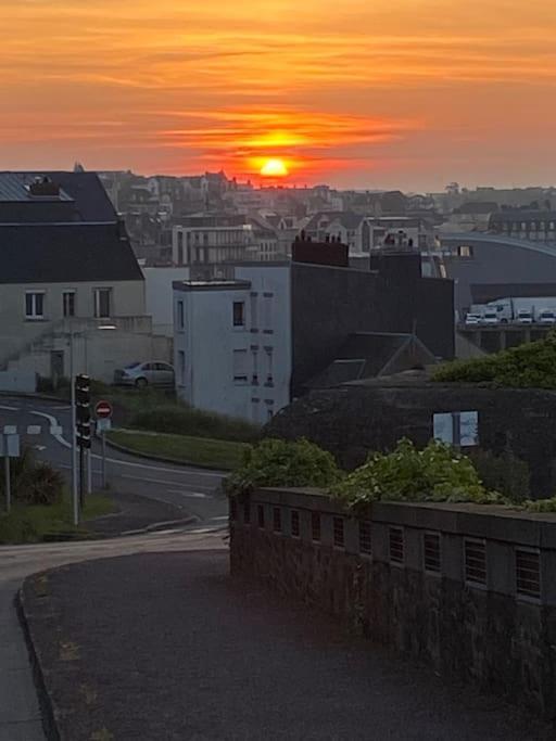 Maison Du Cap Lihou, Duplex Au 1Er Et 2Eme Etage Mansarde, Quartier Historique, グランビル エクステリア 写真
